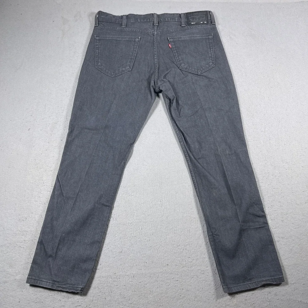 Levi's 511 Slim Fit Jeans Men 38x30 Gray‎ Stretch Denim Modern Casual Fits 36x29